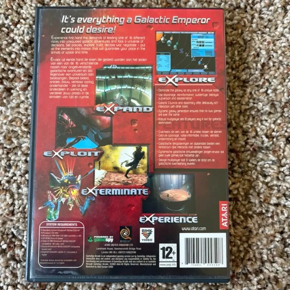 Master of Orion 3 2003 PC Windows 2-Disc 4X Space Strategy Simulation